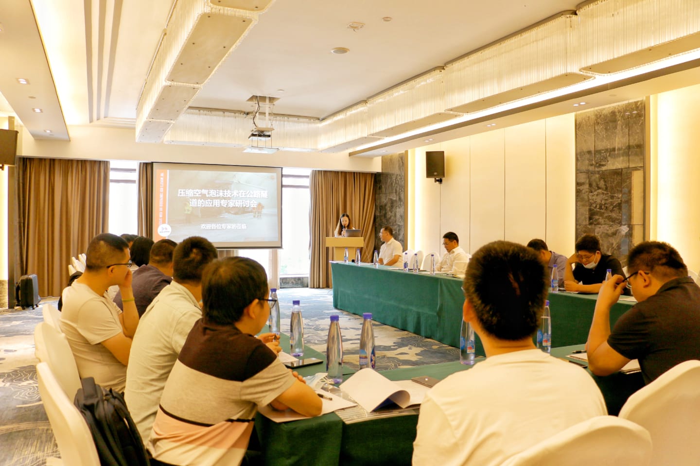 压缩空气泡沫灭火技术在公路隧道的应用专家研讨会暨实体火灾试验